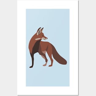 Simple Fox Posters and Art